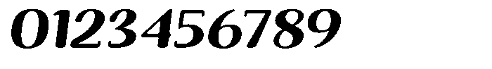 Seghan Elegant Round Black Expanded Slant Font OTHER CHARS