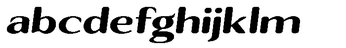 Seghan Elegant Round Black Expanded Slant FONT
