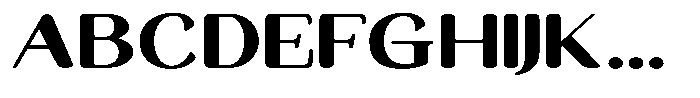 Seghan Elegant Round Black Expanded Font UPPERCASE