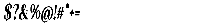 Seghan Elegant Round Black Extra Condensed Slant Font OTHER CHARS
