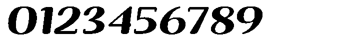 Seghan Elegant Round Black Extra Expanded Slant Font OTHER CHARS