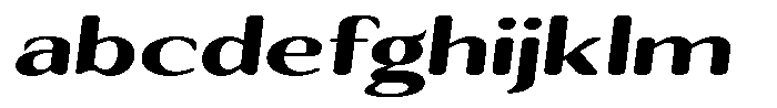 Seghan Elegant Round Black Extra Expanded Slant FONT