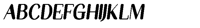 Seghan Elegant Round Black Semi Condensed Slant Font UPPERCASE