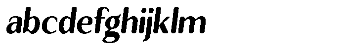 Seghan Elegant Round Black Semi Condensed Slant FONT