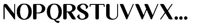 Seghan Elegant Round Black Font UPPERCASE