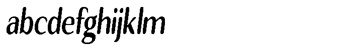 Seghan Elegant Round Bold Condensed Slant FONT