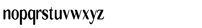 Seghan Elegant Round Bold Condensed Font LOWERCASE