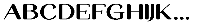 Seghan Elegant Round Bold Expanded Font UPPERCASE