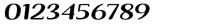 Seghan Elegant Round Bold Extra Expanded Slant Font OTHER CHARS