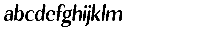 Seghan Elegant Round Bold Semi Condensed Slant FONT