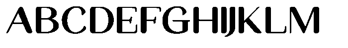 Seghan Elegant Round Bold Semi Expanded Font UPPERCASE