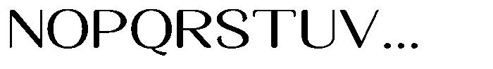 Seghan Elegant Round Expanded Font UPPERCASE