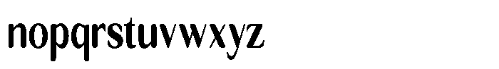 Seghan Elegant Round Extra Bold Condensed Font LOWERCASE