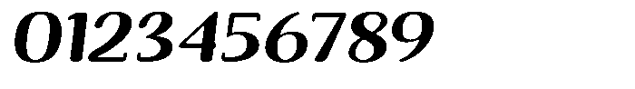 Seghan Elegant Round Extra Bold Expanded Slant Font OTHER CHARS