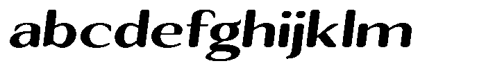 Seghan Elegant Round Extra Bold Expanded Slant FONT