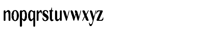 Seghan Elegant Round Extra Bold Extra Condensed Font LOWERCASE