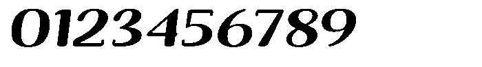 Seghan Elegant Round Extra Bold Extra Expanded Slant Font OTHER CHARS