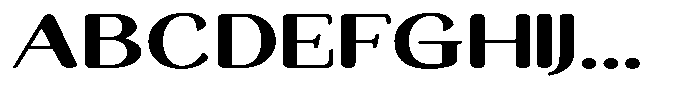 Seghan Elegant Round Extra Bold Extra Expanded Font UPPERCASE