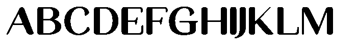 Seghan Elegant Round Extra Bold Semi Expanded Font UPPERCASE