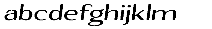 Seghan Elegant Round Extra Expanded Slant FONT
