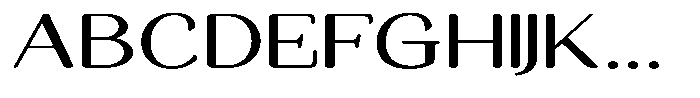 Seghan Elegant Round Extra Expanded Font UPPERCASE