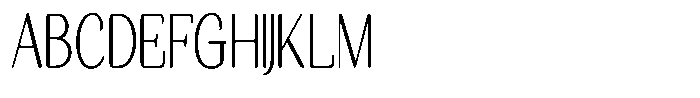 Seghan Elegant Round Extra Light Condensed Font UPPERCASE