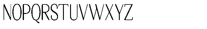 Seghan Elegant Round Extra Light Condensed Font UPPERCASE