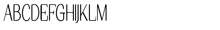 Seghan Elegant Round Extra Light Extra Condensed Font UPPERCASE