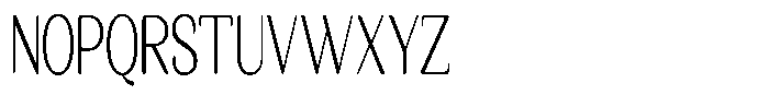 Seghan Elegant Round Extra Light Extra Condensed Font UPPERCASE