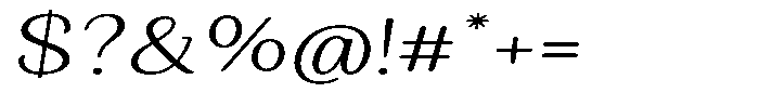 Seghan Elegant Round Extra Light Extra Expanded Sl Font OTHER CHARS
