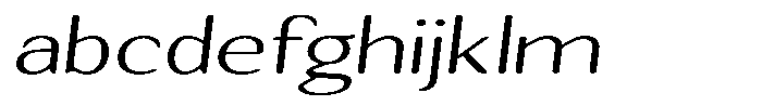 Seghan Elegant Round Extra Light Extra Expanded Sl FONT
