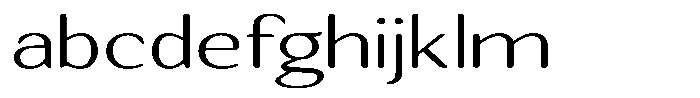Seghan Elegant Round Extra Light Extra Expanded FONT