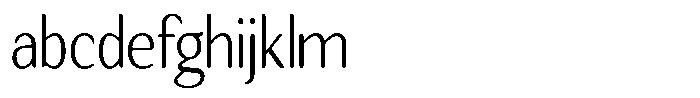 Seghan Elegant Round Extra Light Semi Condensed FONT
