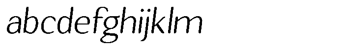 Seghan Elegant Round Extra Light Slant FONT