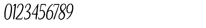 Seghan Elegant Round Light Condensed Slant Font OTHER CHARS