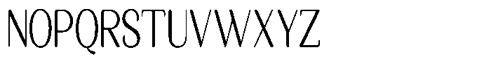 Seghan Elegant Round Light Condensed Font UPPERCASE