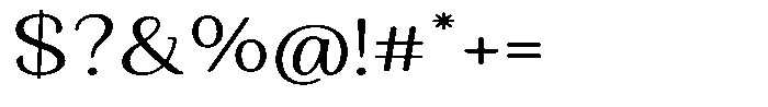 Seghan Elegant Round Light Expanded Font OTHER CHARS