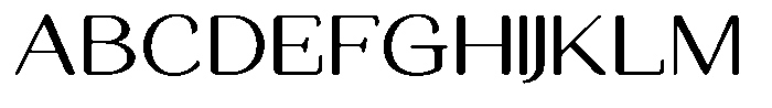Seghan Elegant Round Light Expanded Font UPPERCASE