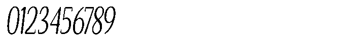 Seghan Elegant Round Light Extra Condensed Slant Font OTHER CHARS