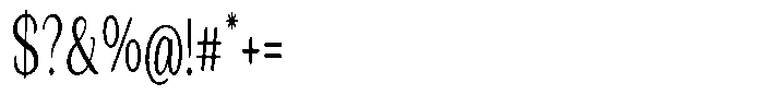Seghan Elegant Round Light Extra Condensed Font OTHER CHARS