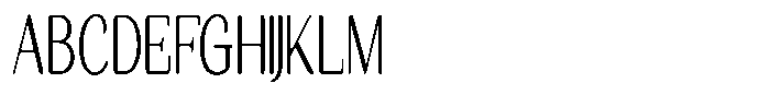 Seghan Elegant Round Light Extra Condensed Font UPPERCASE