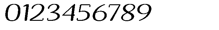 Seghan Elegant Round Light Extra Expanded Slant Font OTHER CHARS