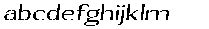 Seghan Elegant Round Light Extra Expanded Slant FONT