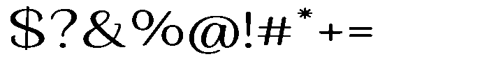 Seghan Elegant Round Light Extra Expanded Font OTHER CHARS