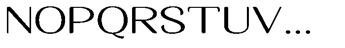 Seghan Elegant Round Light Extra Expanded Font UPPERCASE