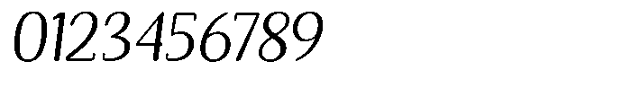 Seghan Elegant Round Light Slant Font OTHER CHARS