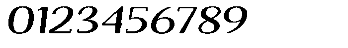 Seghan Elegant Round Medium Extra Expanded Slant Font OTHER CHARS