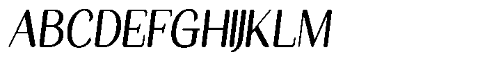 Seghan Elegant Round Medium Semi Condensed Slant Font UPPERCASE