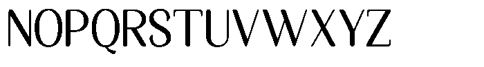 Seghan Elegant Round Medium Semi Condensed Font UPPERCASE