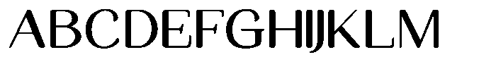 Seghan Elegant Round Medium Semi Expanded Font UPPERCASE